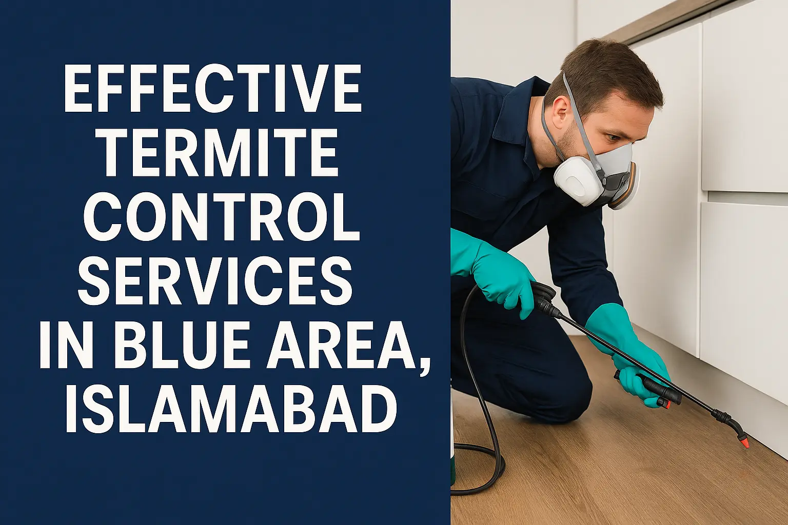 Effective termite control services in Blue Area, Islamabad by Usman Pest Control for long-lasting protection.