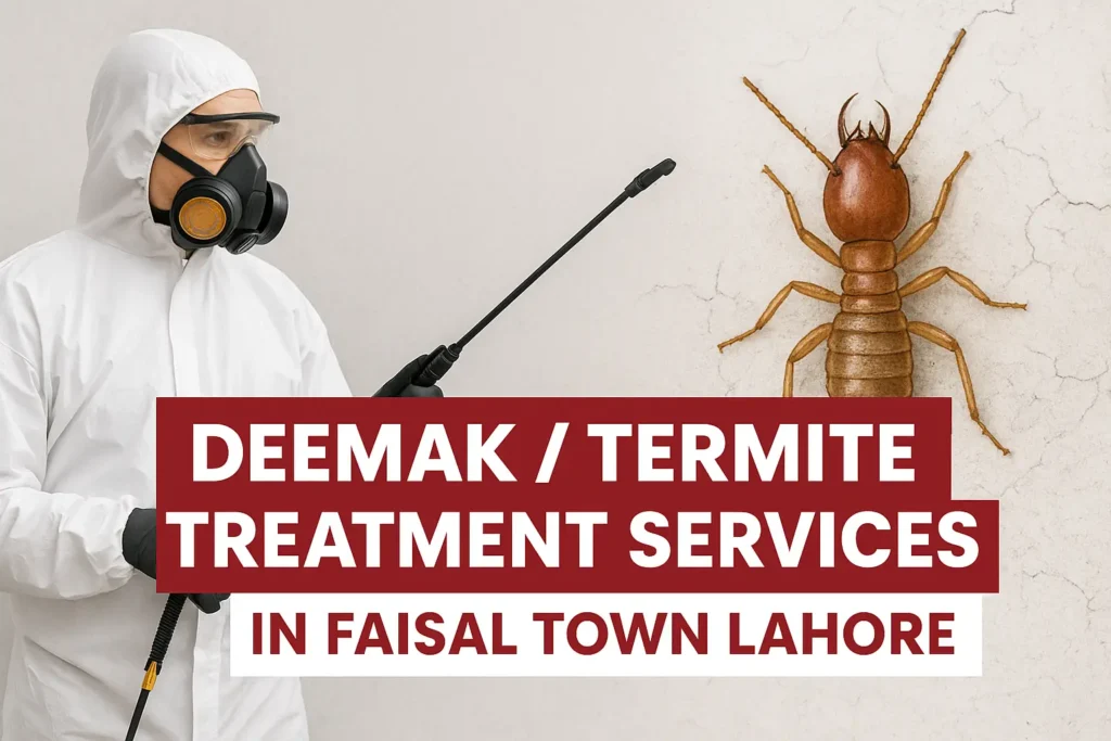 Termite treatment services in Faisal Town Lahore