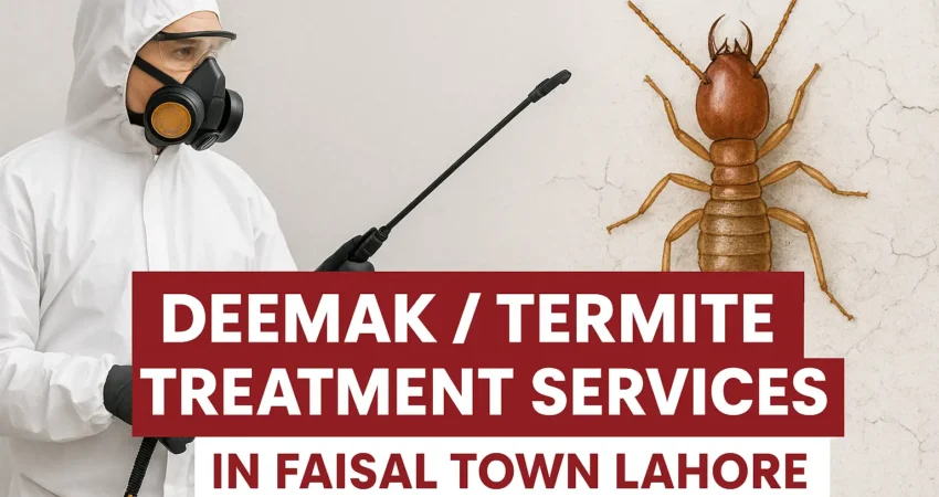 Termite treatment services in Faisal Town Lahore